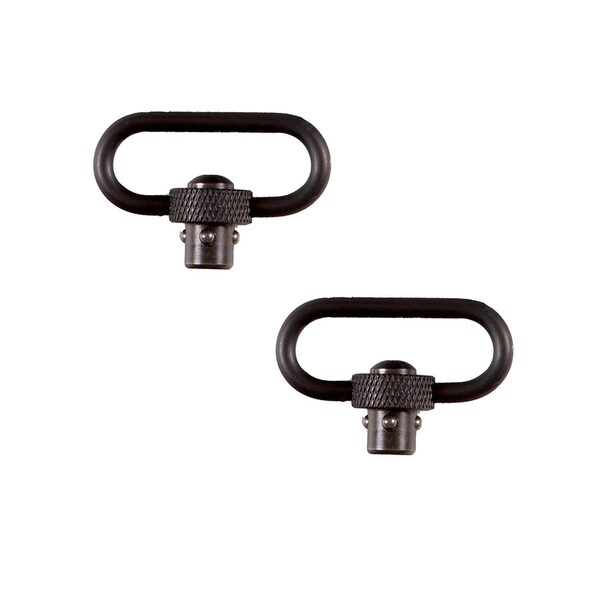Allen Co Push Button QD Steel Gun Swivel, 1.25 in. with Loop, Black 14516 - main
